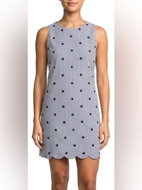 Cynthia Rowley nautical striped sheath dress size 8